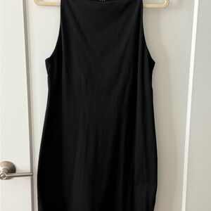 A New Day Black Knit Sheath Mini Dress